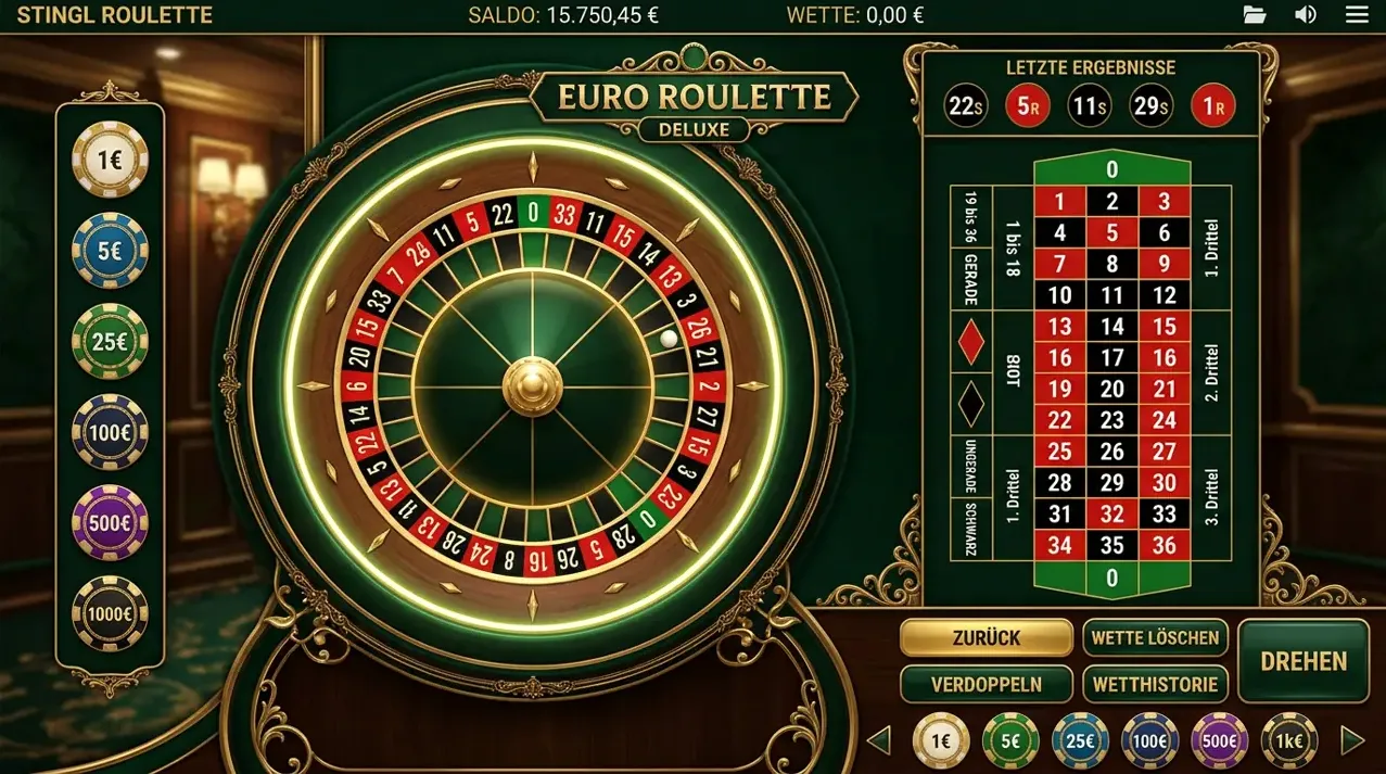 Tischspiele im Stonevegas